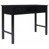 Stôl čierny 108x45x76 cm masívne drevo paulovnia