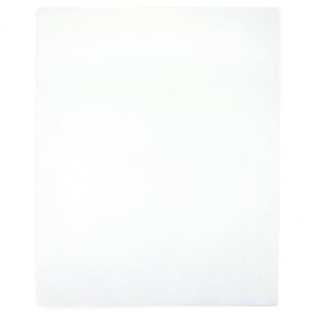Priliehavé prestieradlo Jersey biele 140x200 cm bavlna