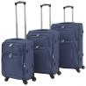 Sada 3 cestovných kufrov, námornícka modrá