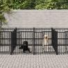 Vonkajšia voliéra pre psy oceľová 16,89 m²