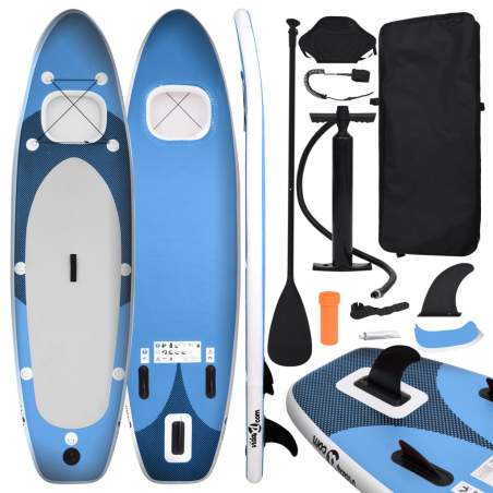 Nafukovací Stand up paddleboard morská modrá 300x76x10 cm