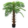Umelá palma Cycas s kvetináčom 140 cm zelená