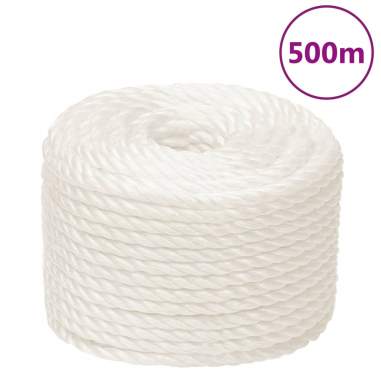 Pracovné lano biele 12 mm 500 m polypropylén