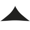 Tieniaca plachta, oxford, trojuholníková 3x3x4,24 m čierna