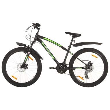 Horský bicykel 21 rýchlostí 26" koleso 36 cm rám čierny