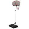 Basketbalový stojan čierny 237-307 cm polyetén