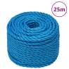 Pracovné lano modré 14 mm 25 m polypropylén