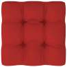 Podložka na paletový nábytok, červená 70x70x12 cm, látka