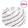 Pracovné lano biele 18 mm 100 m polyester