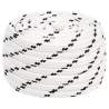 Pletené lodné lano biele 18 mm x 25 m polyester