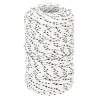 Pletené lodné lano biele 2 mm x 100 m polyester