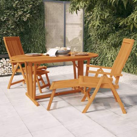 Záhradný stôl 160x85x75 cm masívne eukalyptové drevo