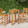 Záhradný barový stôl 60x60x105 cm akáciové masívne drevo