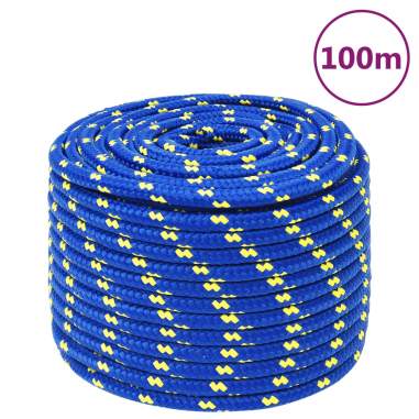 Lodné lano modré 12 mm 100 m polypropylén