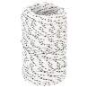 Pletené lodné lano biele 2 mm x 50 m polyester