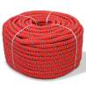 Lodné polypropylénové lano 10 mm 250 m červené