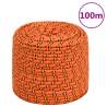 Lodné lano oranžové 10 mm 100 m polypropylén