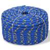 Lodné lano, polypropylén, 10 mm, 50 m, modré