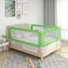 Zábrana na detskú posteľ zelená 200x25 cm látka