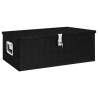 Úložný box čierny 90x47x35,5 cm hliníkový