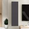 TV skrinka, sivá 30,5x30x110 cm, kompozitné drevo