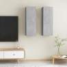TV skrinky 2 ks, betónovo sivé 30,5x30x90 cm, kompozitné drevo